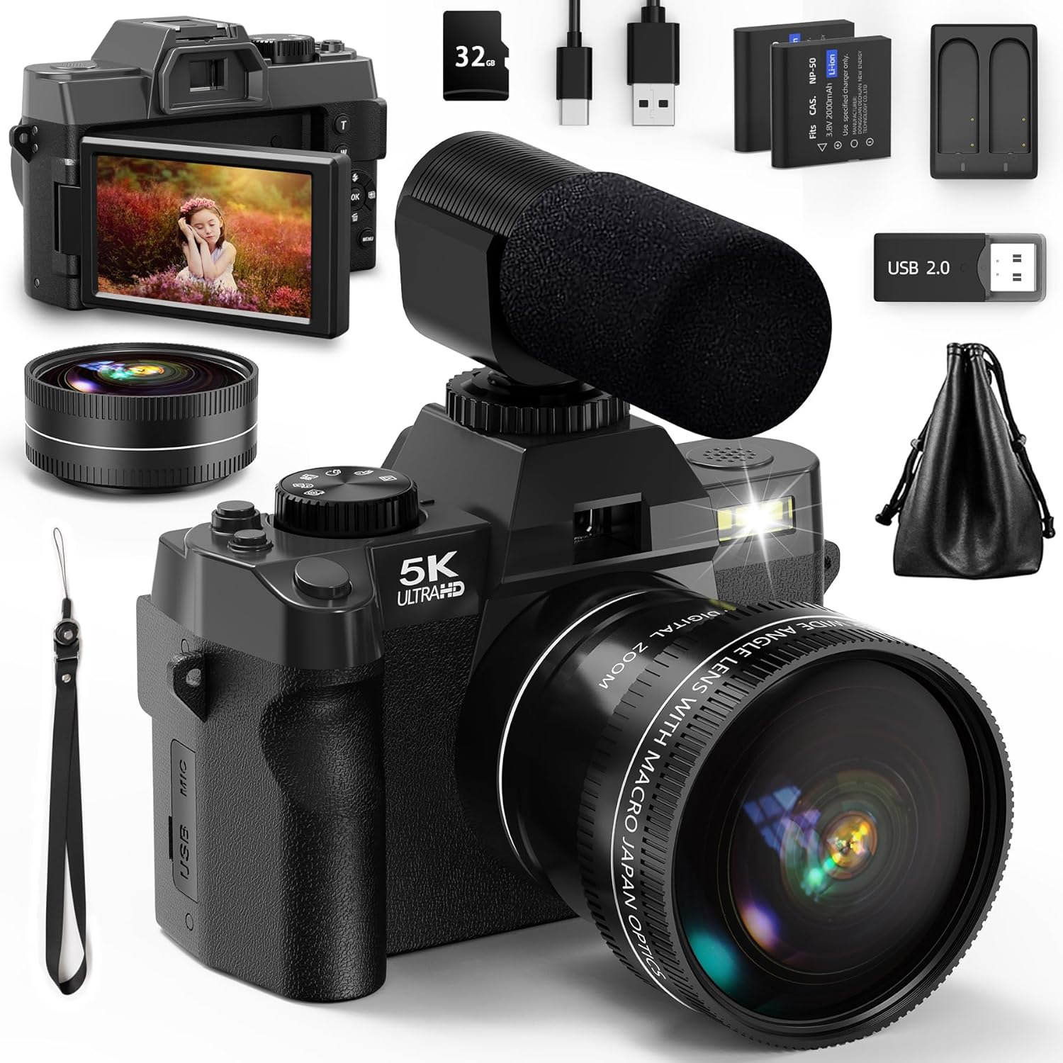 Traditional Korean Lifestyle - NBD 5K&48MP Digital Camera with 52mm