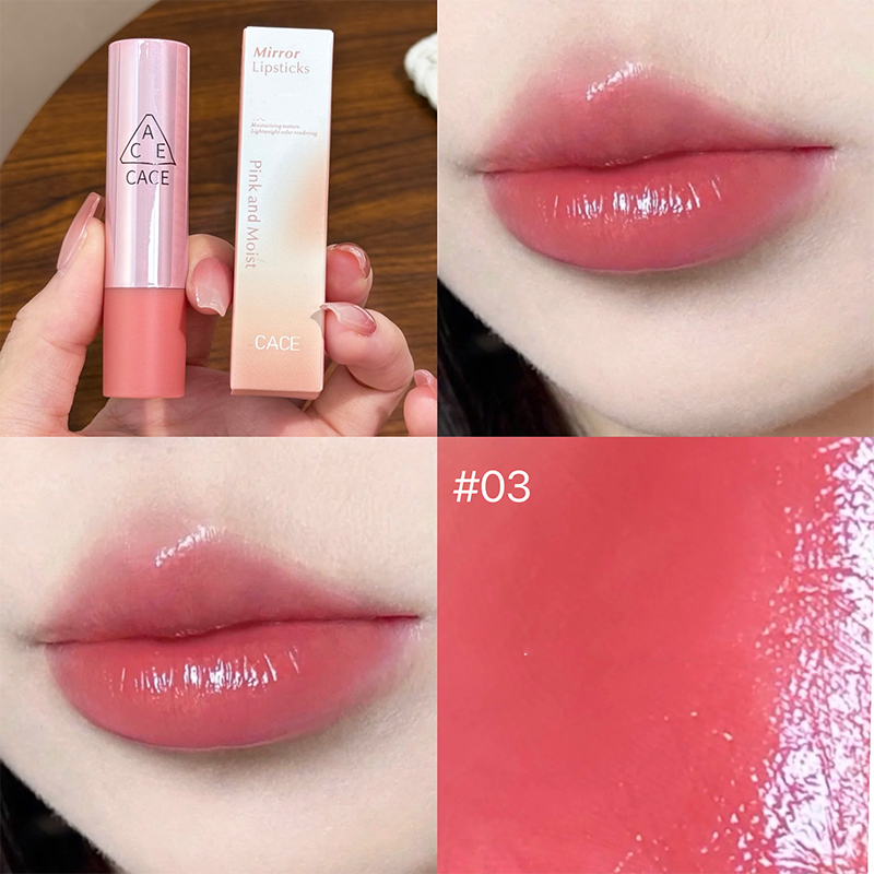 Lip Tint Korean - CACE Watery Mirror Lip Glaze Hydrating