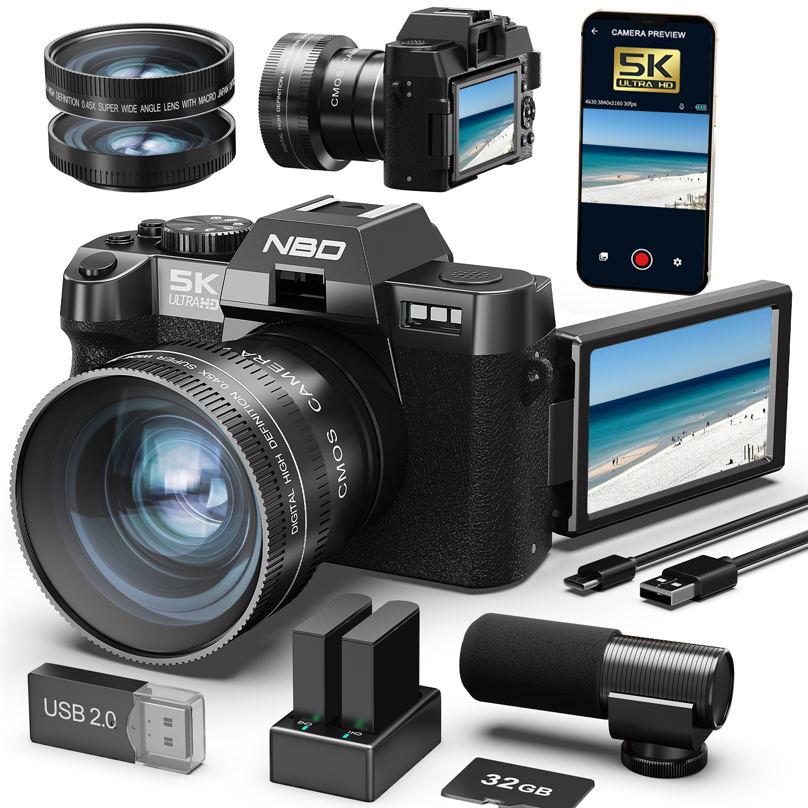 NBD Digital Cameras 5K&48MP Ph - Traditional Korean Lifestyle 评论和价格
