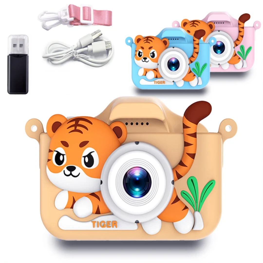 Kids Mini Camera Cartoon Tiger - Traditional Korean Lifestyle 评论和价格