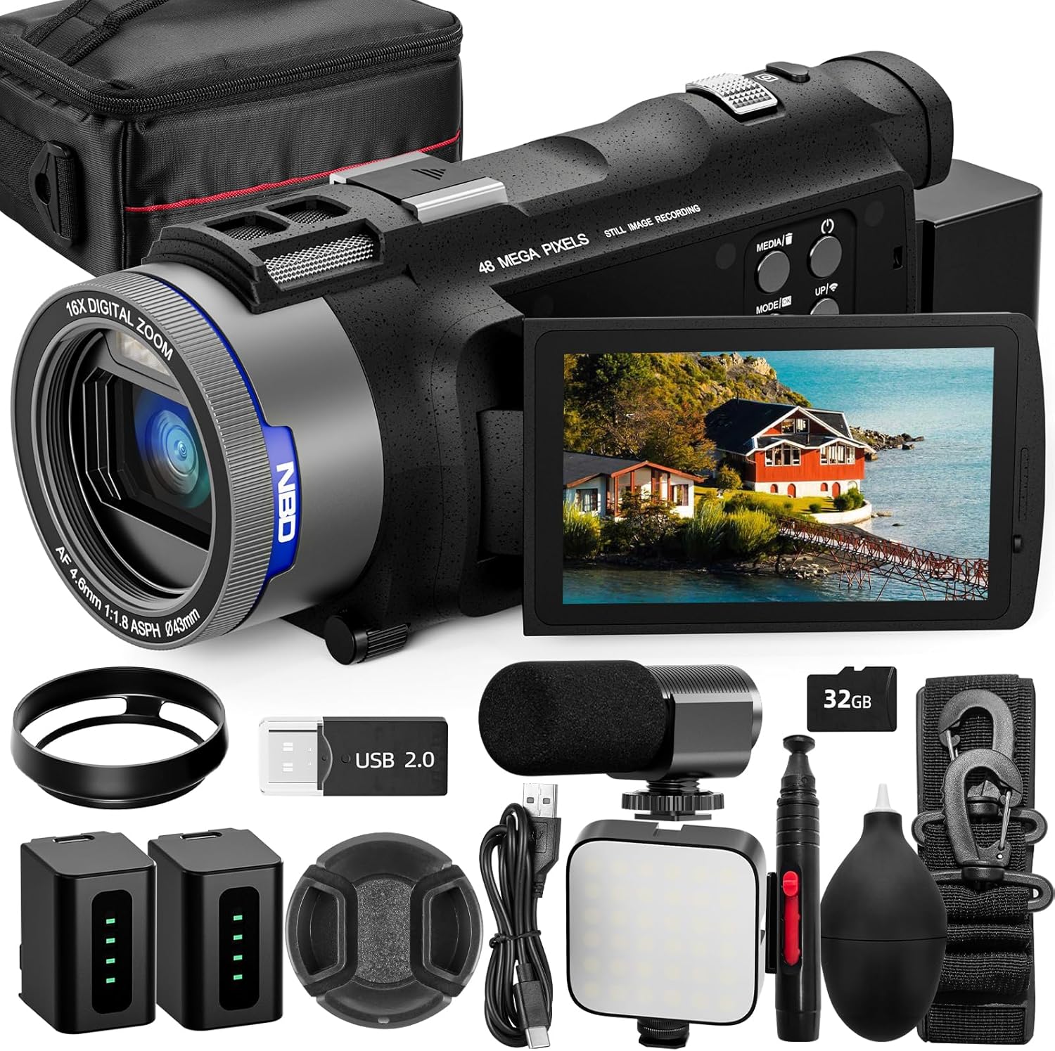 NBD 4K Camcorder Video Camera  - Traditional Korean Lifestyle 评论和价格
