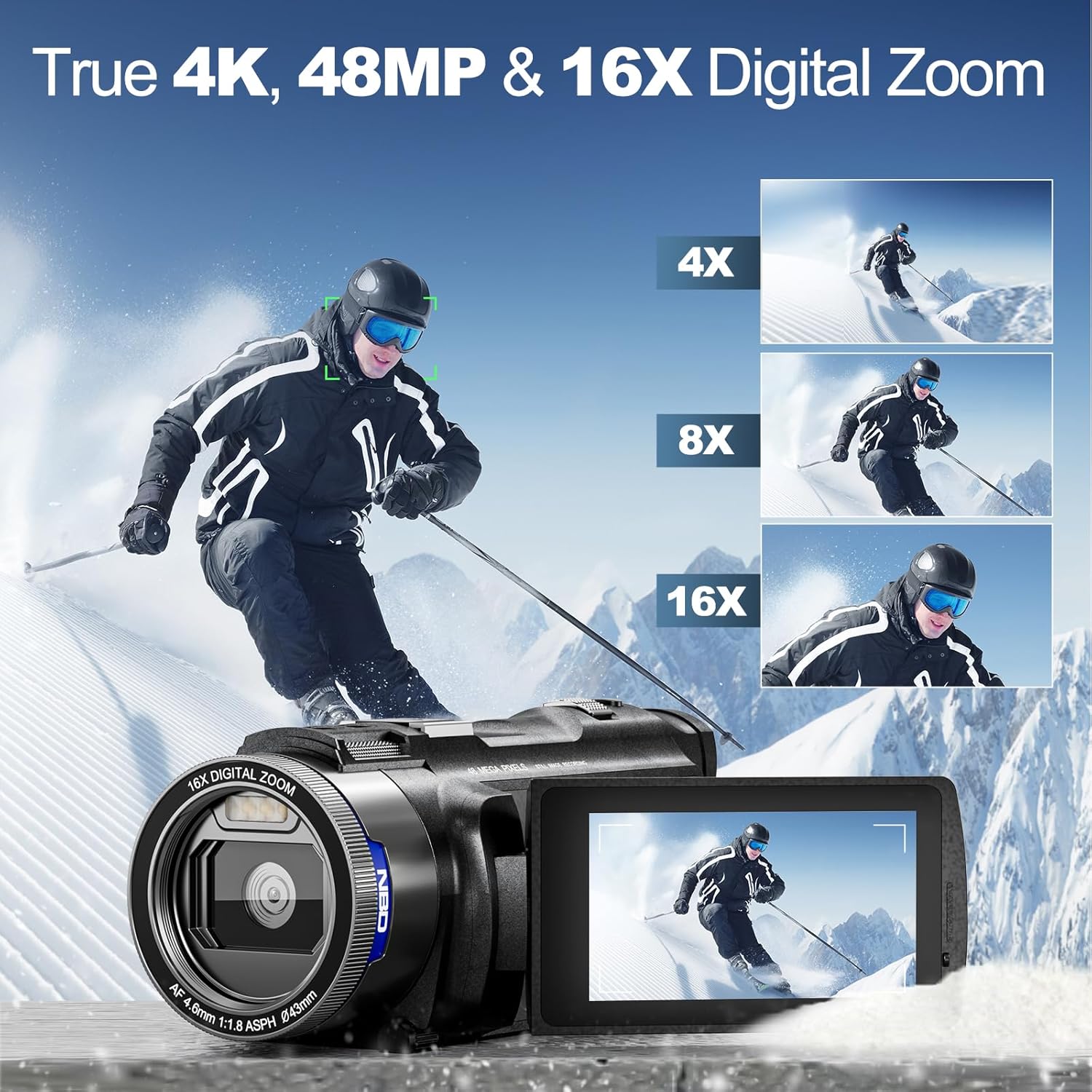 NBD 4K Camcorder Video Camera  - Traditional Korean Lifestyle 评论和价格