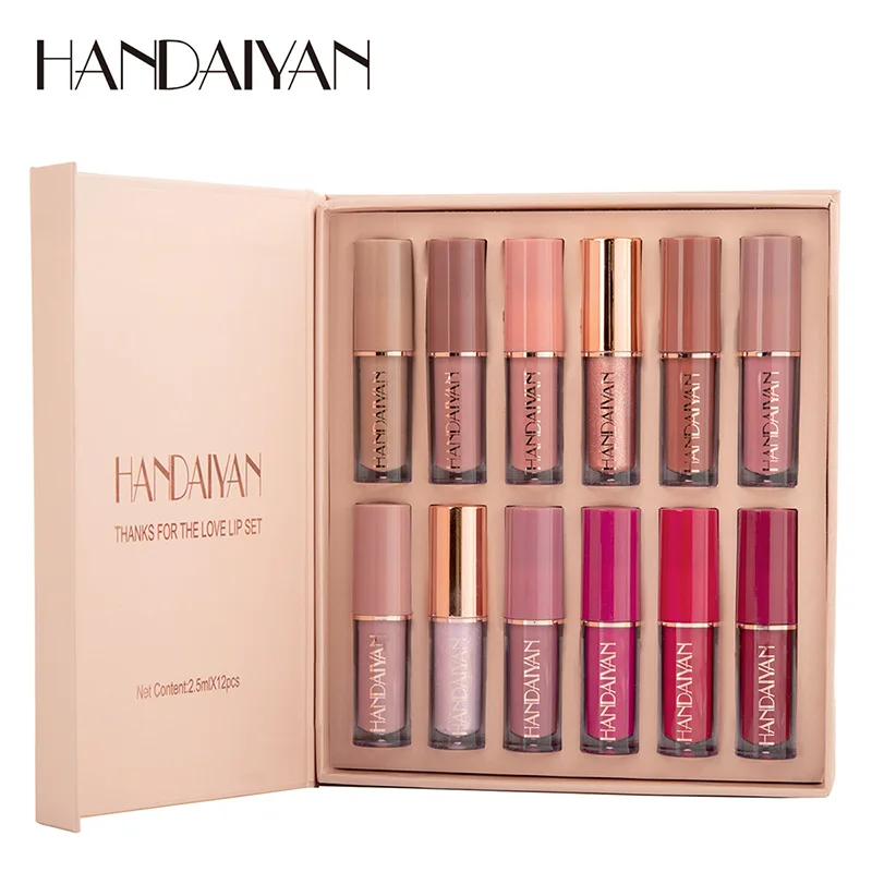 12pcs Moisturizing Liquid Lips - Lip Tint Korean 评论和价格
