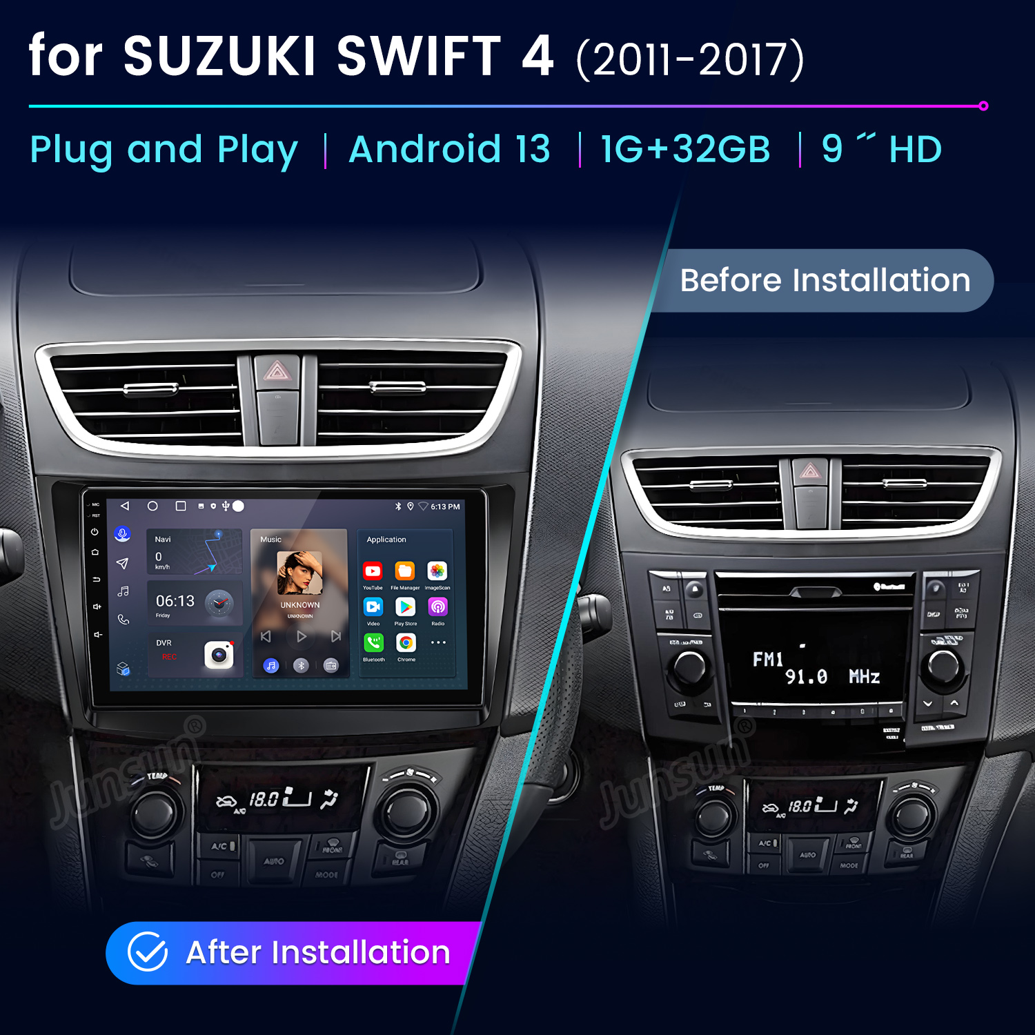 Junsun AI Voice Car Stereo Rad - Korean Lifestyle Products 评论和价格