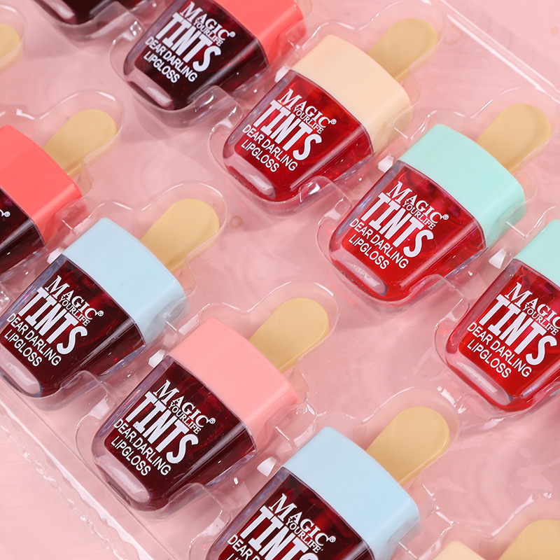 12Pcs Korea Fruit Lip Tint Ice - Lip Tint Korean 评论和价格